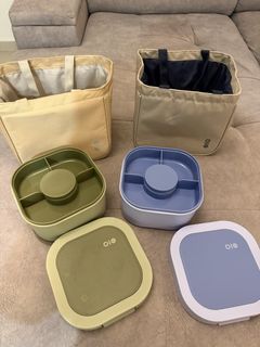 OiOi Toy Story Snack Buddy Bento Lunch Box Coral, Furniture & Home ...