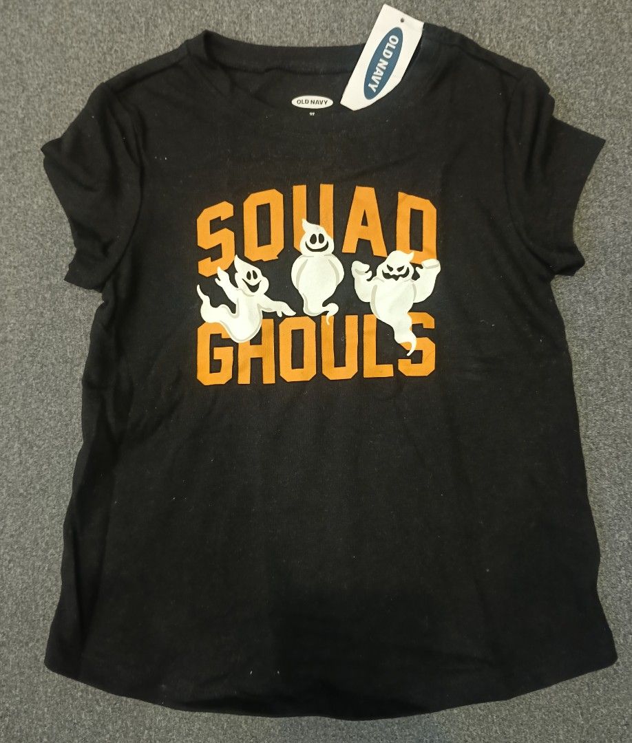 Old Navy Halloween Shirt (Category: Babies & Kids Fashion) located in Antipolo. Submitted by legoninos.legoninas (Listing ID 1467212645, Image 1). Description: size: 3T color: black Authentic and brand new with tag.