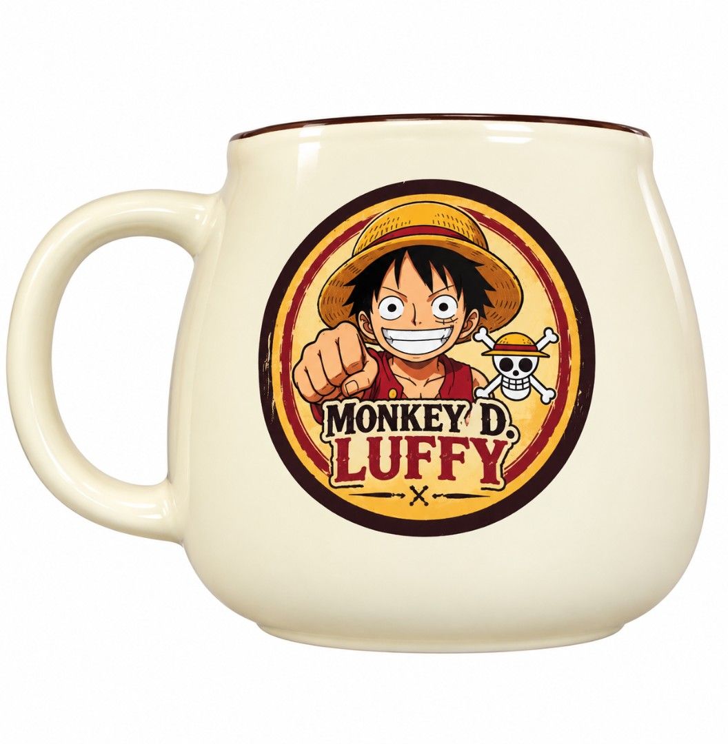 One Piece Monkey D. Luffy Ceramic Mug (Category: Coffee & Tea Tableware) located in Cavite. Submitted by eunha.fnds (Listing ID 1467206930, Image 1). Description: BRANDNEW ONE PIECE MUG NO COD J&T LUZON 75 , VISMIN 100 LALAMOVE [DEPENDS ON LOCATION] CAVITE LOC .