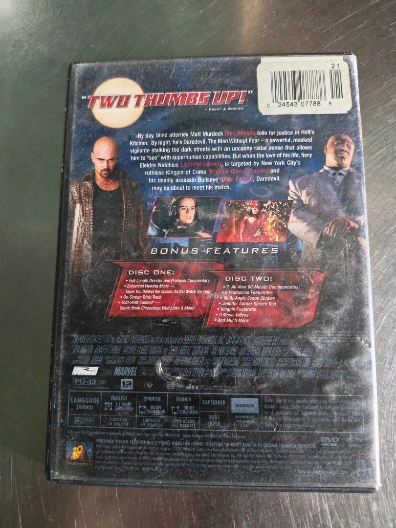 Original Vintage Disc- DareDevil/ Collector's Item (Category: CDs & DVDs) located in Carmona. Submitted by tech_hub_cavite (Listing ID 1467217057, Image 2). Description: .