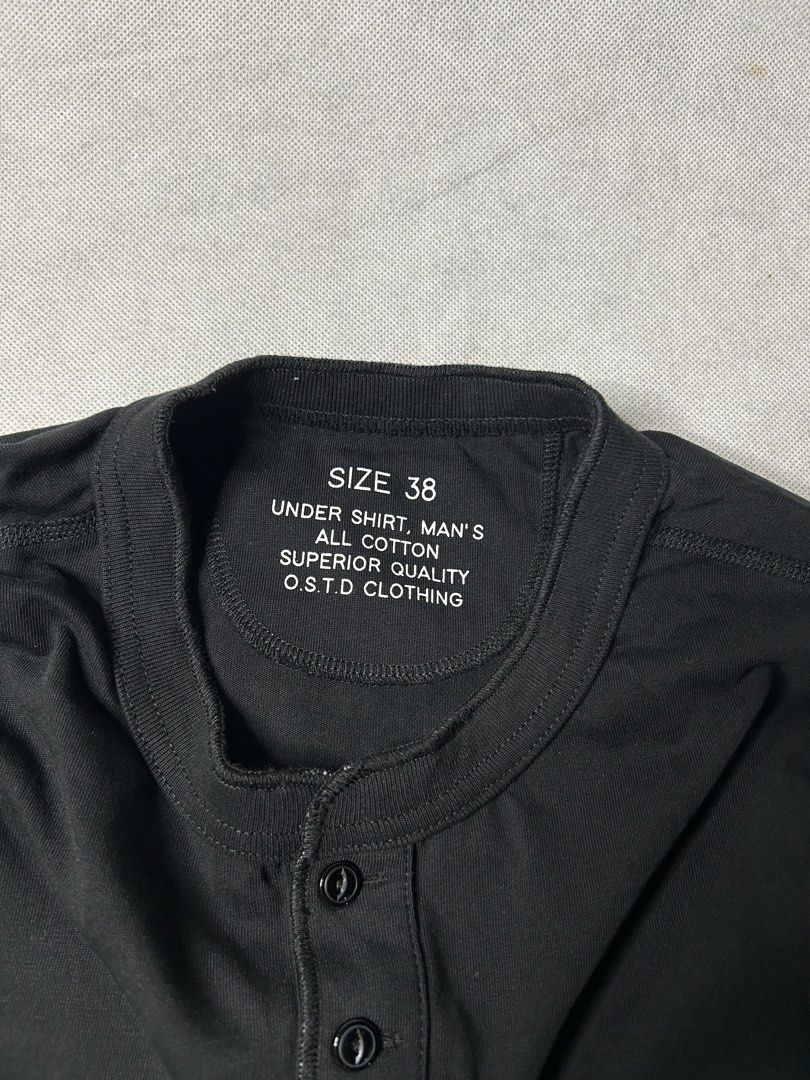 Outstanding Co. Henly Shirt (Category: Tshirts & Polo Shirts ) located in Iloilo. Submitted by noy_thrift (Listing ID 1467304768, Image 3). Description: Outstanding Co. Henly Shirt Large Width 22 Length 27 Excellent Condition No Issue.