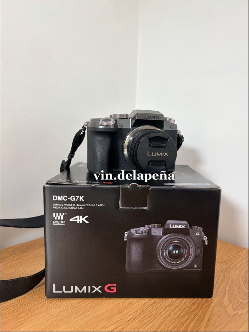Panasonic Lumix G7K Camera Set | Complete Inclusions & Excellent Condition (Category: Cameras) located in Manila. Submitted by vin.delapena (Listing ID 1467230500, Image 2). Description: PANASONIC LUMIX G7K 📷 PRICE IS STILL NEGOTIABLE Condition & Details • Bought in May 2024 from CameraHaus Plus • Seldom used and well-maintained • In excellent condition • No scratches on the lens • Camera and lens are fully functional • All buttons, controls, an
