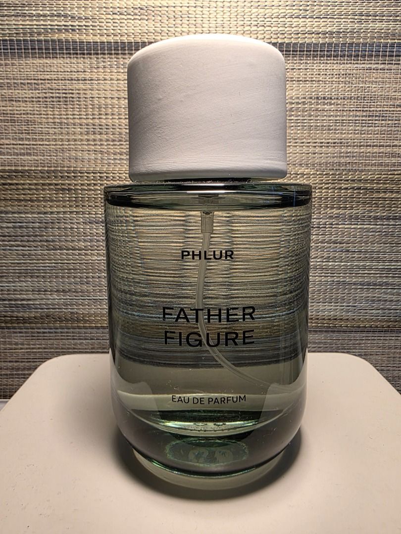 Phlur Father Figure Eau De Parfum (Category: Fragrance & Deodorants) located in Makati City. Submitted by declutternow_85 (Listing ID 1467236983, Image 1). Description: 100ml tester Authentic - return if proven fake Juice level as see in picture No lowballing please 📍Makati.