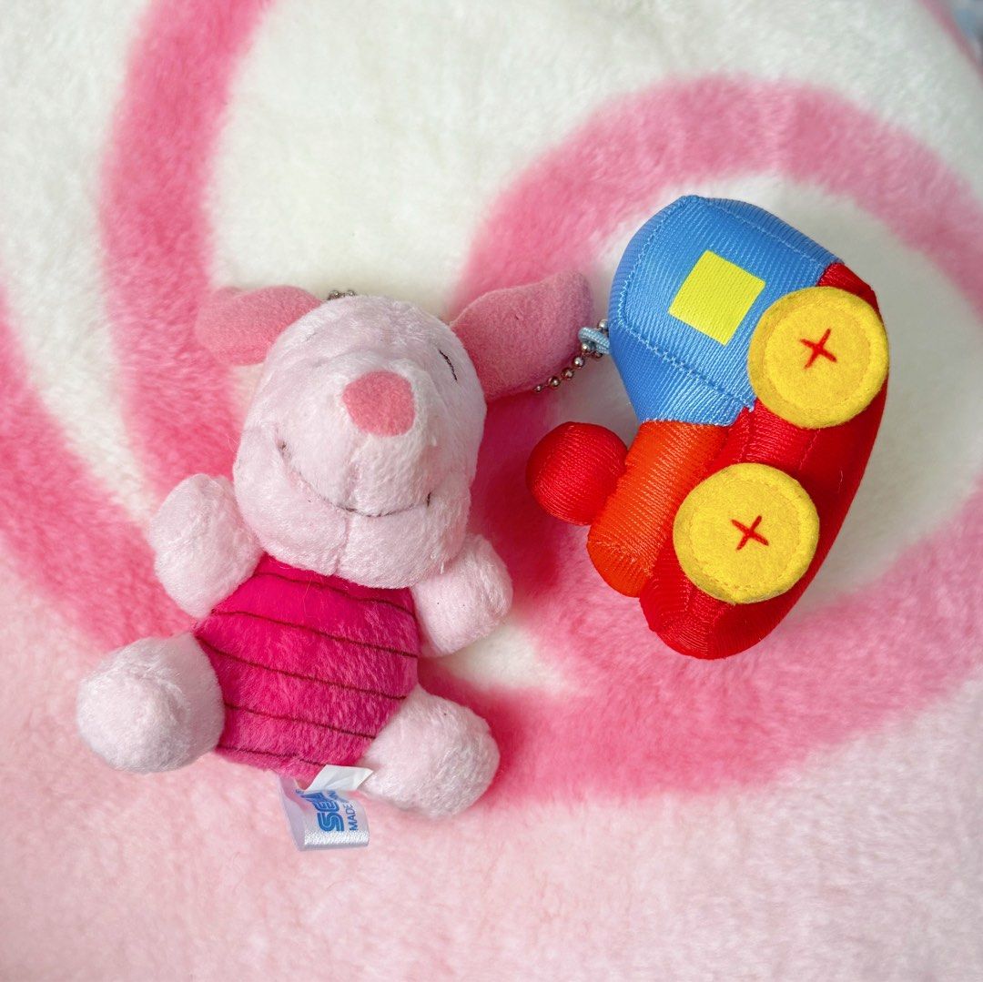 Piglet Disney SEGA keychain plush (Category: Plushies & Soft Toys) located in Manila. Submitted by ashyyel_ (Listing ID 1467356575, Image 1). Description: .