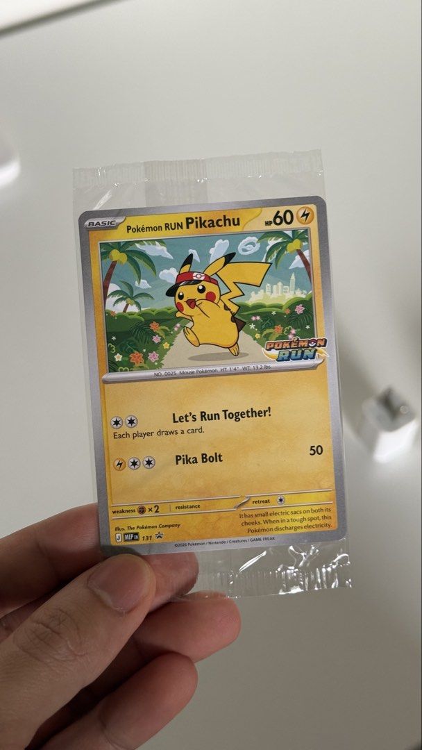 Pikachu (Category: Raw Singles) located in Manila. Submitted by davebrei09 (Listing ID 1467205979, Image 1). Description: Got it after finishing the Pokemon Run Philippines .