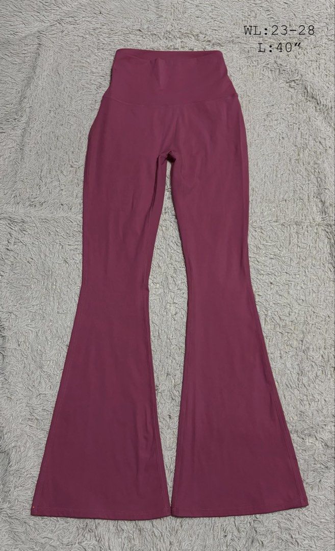PINK FLARED LEGGINGS (Category: Other Bottoms) located in Baguio. Submitted by adi_laigne (Listing ID 1467211027, Image 1). Description: Size indicated No flaws.