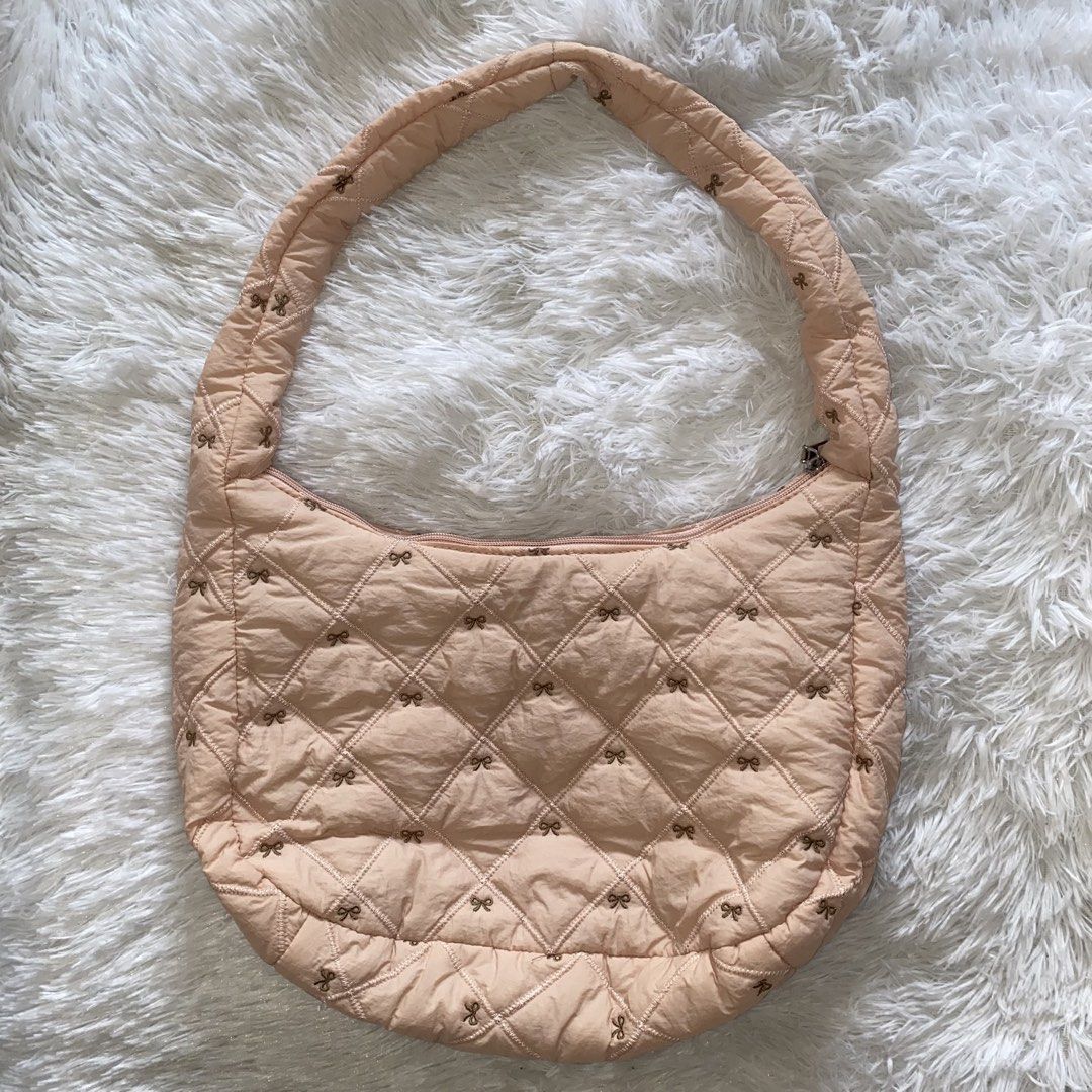 Pink Ribbon Coquette Cloud Bag (Category: Shoulder Bags) located in Cavite. Submitted by maevxnini (Listing ID 1467217082, Image 1). Description: - once used - good condi 📍cavite.
