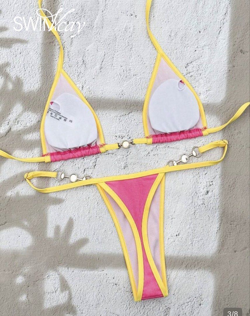Pink shein bikini (Category: Bikinis & Swimsuits) located in Quezon City. Submitted by anjdgzmn (Listing ID 1467233868, Image 3). Description: Xs to small.