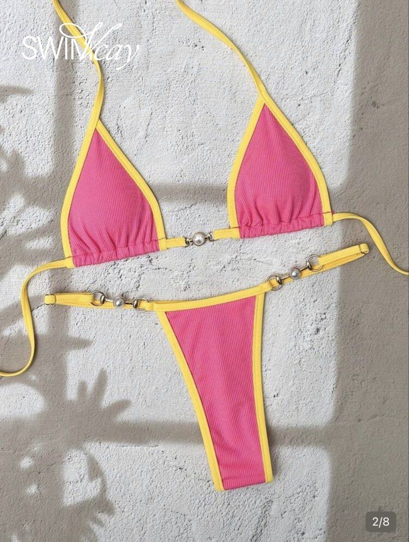 Pink shein bikini (Category: Bikinis & Swimsuits) located in Quezon City. Submitted by anjdgzmn (Listing ID 1467233868, Image 2). Description: Xs to small.