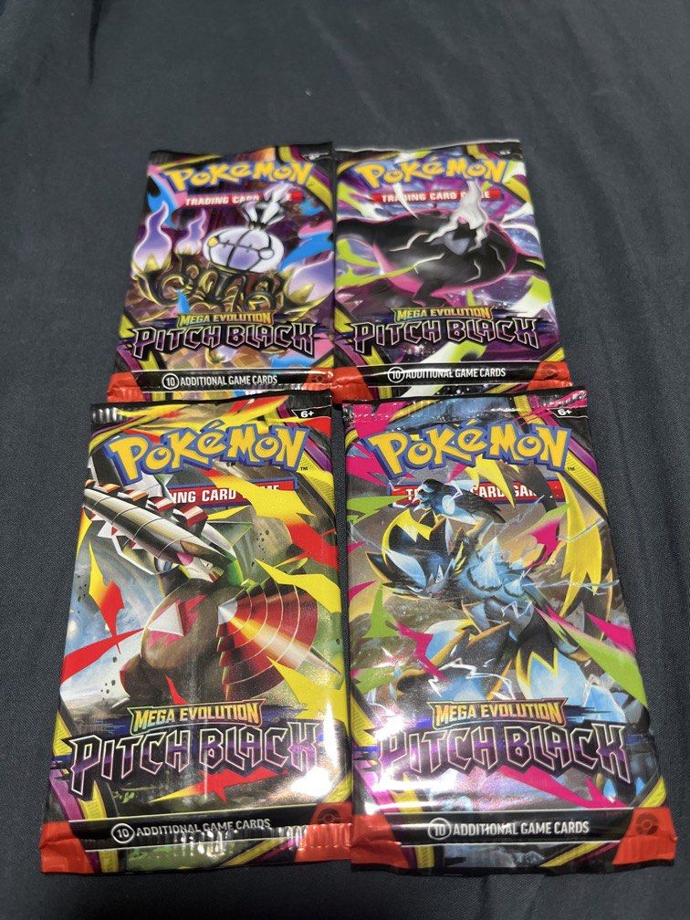 Pitch black booster pack (Category: Card Packs) located in Mandaluyong City. Submitted by ryugarage (Listing ID 1467299506, Image 1). Description: SEALED.