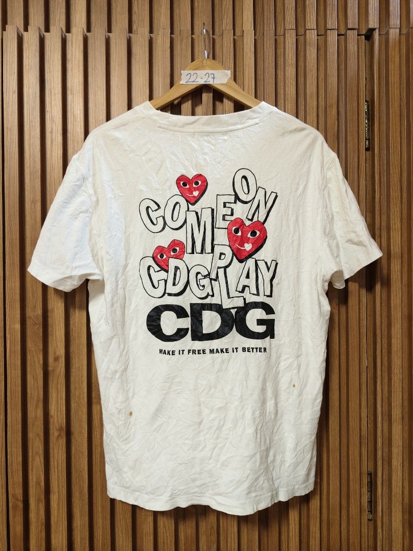 play cdg (Category: Tshirts & Polo Shirts ) located in San Fernando. Submitted by SungkiThrift (Listing ID 1467356677, Image 1). Description: play cdg large needwash.