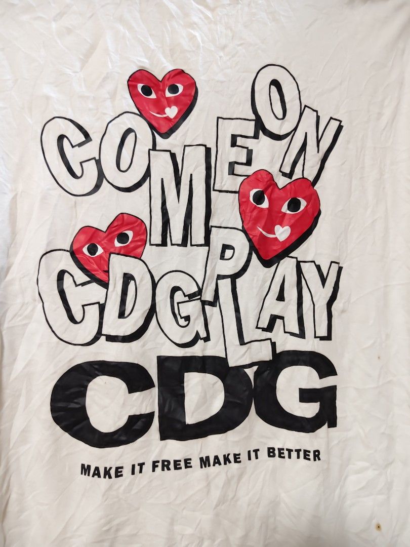 play cdg (Category: Tshirts & Polo Shirts ) located in San Fernando. Submitted by SungkiThrift (Listing ID 1467356677, Image 2). Description: play cdg large needwash.