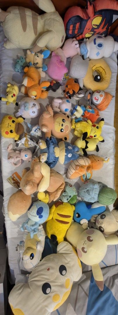 Pokemon Plushies/Stuffed Toys (Category: Plushies & Soft Toys) located in San Mateo. Submitted by miroscollection (Listing ID 1467305819, Image 1). Description: Pokemon Plush Toy/Stuffed Toy for Sale. Price starts at 100. Discount for bundles. Marami po ako Pokemon plushies. Please check my profile. Location: San Mateo Rizal Meetup at SM San Mateo Delivery via Lalamove or J&T Feel free to inquire. Thank you. .