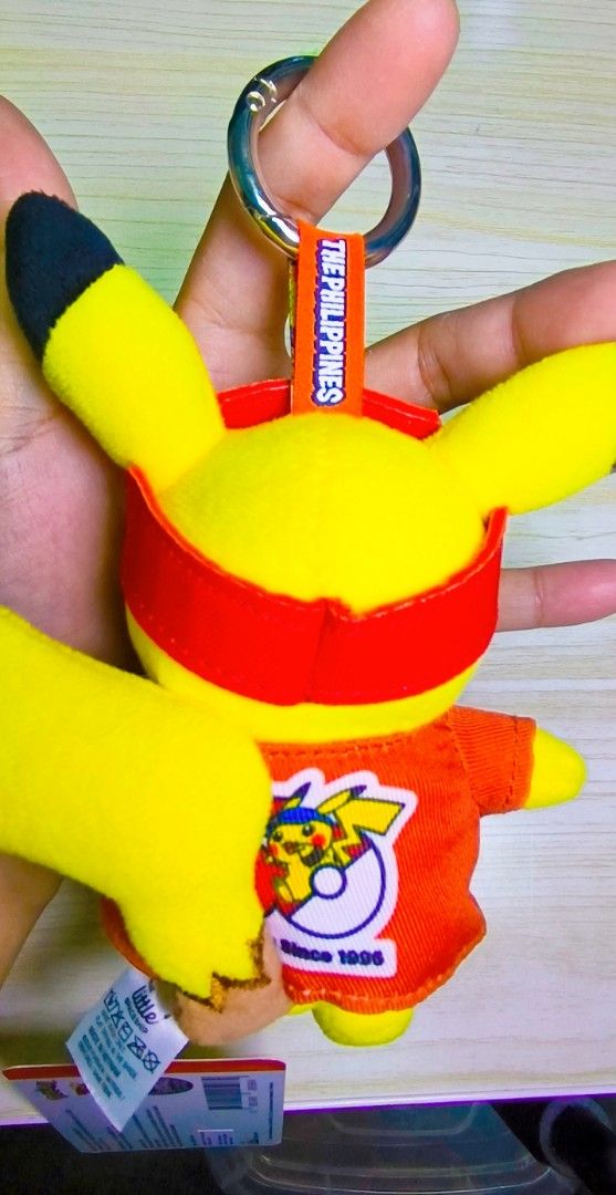 Pokemon Run Pikachu Mascot PH Keychain (Category: Plushies & Soft Toys) located in Caloocan City. Submitted by greenearth28555 (Listing ID 1467227657, Image 2). Description: - Authentic Official Pokémon Run Philippines merchandise featuring Pikachu - Made of durable polyester and polyurethane materials - ACTUAL PICS POSTED ‼️ Php 1,800 (FIXED PRICE) 📍 LOC: PASAY/MAKATI ✨ Mode of Payment: GCash/ Bank Transfer ✨ Mode of Delivery: Lalamove/ LBC.