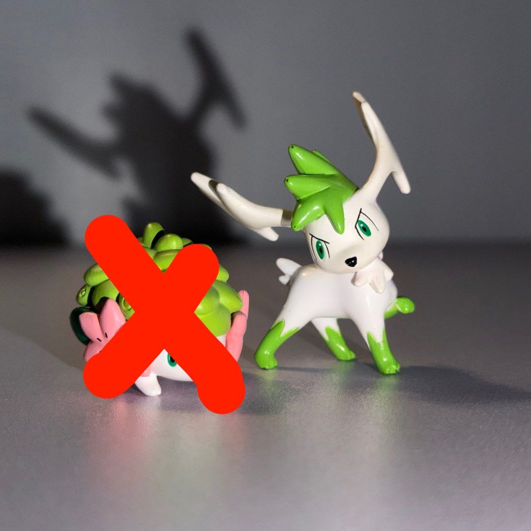 Pokemon Shaymin (Land & Sky forms) figures (Category: Figurines & Statues) located in Davao. Submitted by troylance (Listing ID 1465168668, Image 2). Description: 🌟 Tomy 🌟 Shaymin (Sky form) - ₱500 🌟 T-ARTS 🌟 Shaymin (Land form) - ‼️SOLD‼️ ✨ WHAT YOU SEE IS WHAT YOU GET ✨ ✨ Preloved • Secondhand • Slightly Used ✨ Unless otherwise stated as sealed or brand new. 📌 PLEASE READ BEFORE PURCHASING ✅ Kindly make sure you are 100% decided before pro