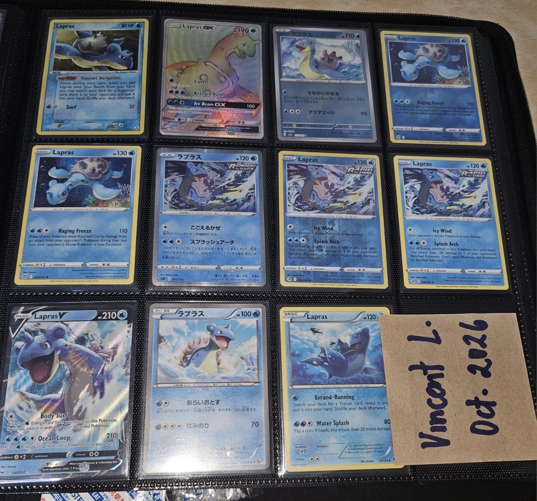 Pokemon TCG / Pokemon Cards Hits (Category: Other Merchandise) located in Las Pinas. Submitted by josephlatosa14 (Listing ID 1467308982, Image 3). Description: Leftover cards from previous sale Lv. X Full Art Trainers Lapras Rotom (SR from Rising Rivals) Sui Cards (Artist) / cute cards Latios Latias Collector pricing based on condition. PM me for inquiries.