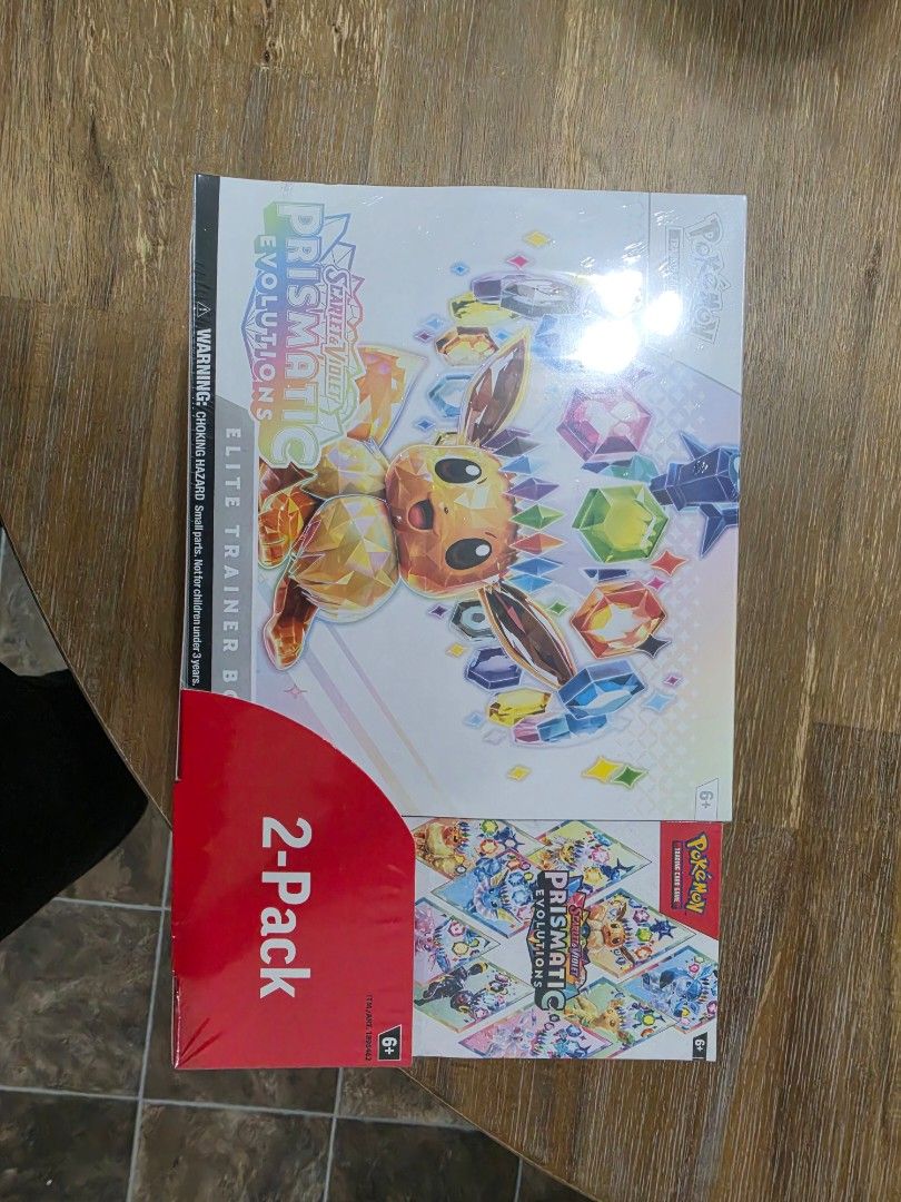 Packaging Box Inner Protection Pokémon Scarlet & Violet Prismatic Evolutions Collection Box English ...