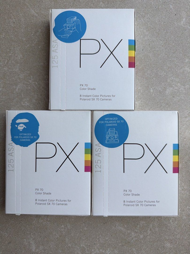 Polaroid SX 70 Impossible Project PX 70 Color Shade NIGO BAPE Film, 攝影 ...