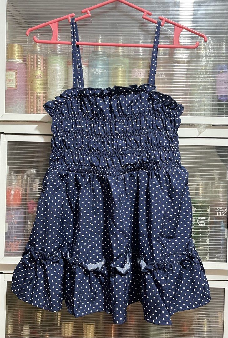 Polka Dot Baby Doll Top (Category: Sleeveless) located in Manila. Submitted by jinariii (Listing ID 1467082717, Image 2). Description: ▫️NEW ▫️Small size ▫️Super cute in actual ▫️Never been used 💰MOP: BPI | Maribank | MAYA | GCash.