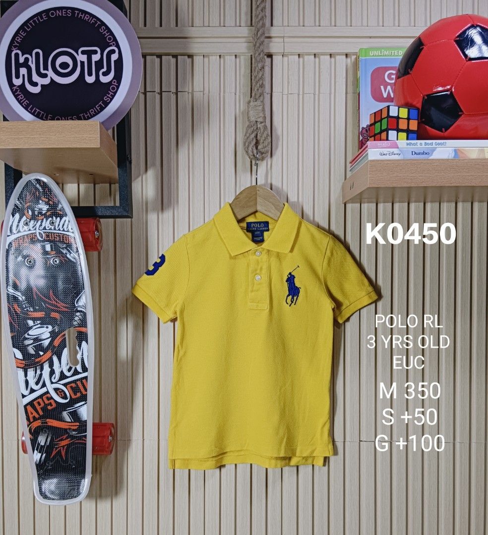 Polo Ralph Lauren (Category: Babies & Kids Fashion) located in Manila. Submitted by kidsthrifthustle (Listing ID 1467251725, Image 1). Description: POLO RALPH LAUREN 3 YRS OLD EXCELLENT CONDITION.