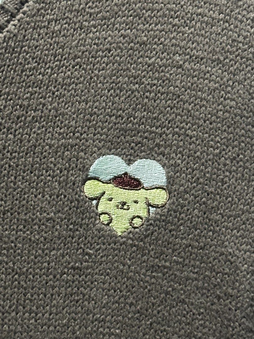 Pompompurin Brown Vest (Category: Coats, Jackets and Outerwear) located in Manila. Submitted by diarchived (Listing ID 1467353828, Image 2). Description: - Pompompurin collab special! - Size: LARGE (From Japan).