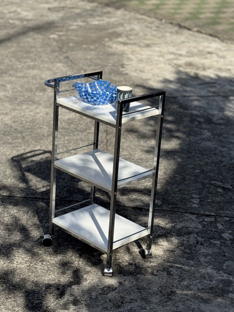 Post Modern Chrome Trolley (Category: Other Home Furniture) located in Bulacan. Submitted by rock_off.thriftshop.ph (Listing ID 1467266250, Image 2). Description: .