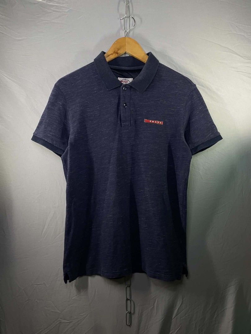 PRADA POLO SHIRT (Category: Tshirts & Polo Shirts ) located in Angeles City. Submitted by jmgarcia1 (Listing ID 1467279141, Image 1). Description: PRADA GOOD CONDITION COLOR RATE9/10 BEST FIT FOR MEDIUM CUT WASHTAG.