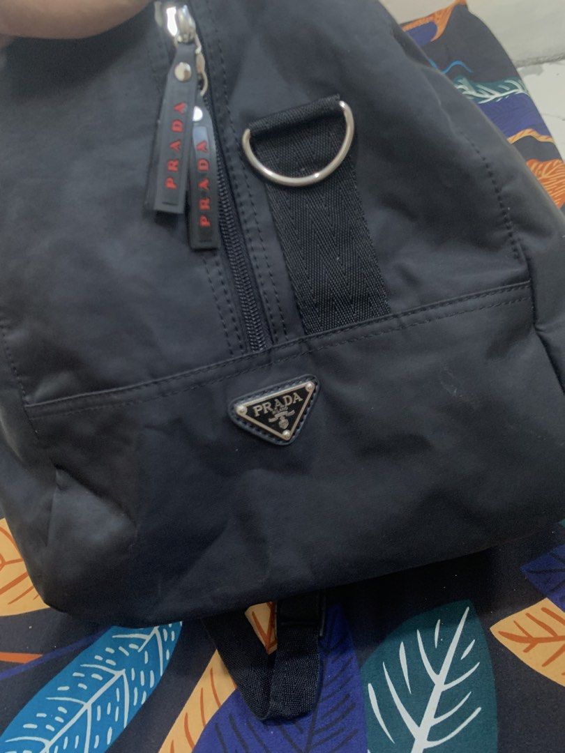 PRADA TRAVEL 2 way backpack (Category: Luxury Bags & Wallets) located in Tarlac. Submitted by zain-zaniyah (Listing ID 1467350207, Image 2). Description: .