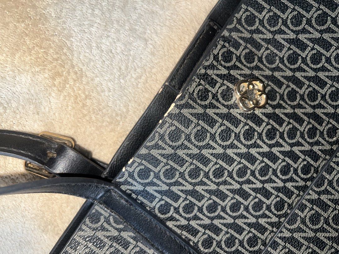 Preloved CLN Black Tote Bag (Category: Tote Bags) located in Castillejos. Submitted by syi_lah (Listing ID 1467175284, Image 3). Description: Preloved CLN bag in good condition. Originally bought for ₱2,499 at a physical store in Harbor. Still usable and spacious, perfect for everyday use. It has minimal white peeling/marks on the handles and some parts, as shown in the photos. Selling because decluttering. Pm for more details tysm.. Price + SF .