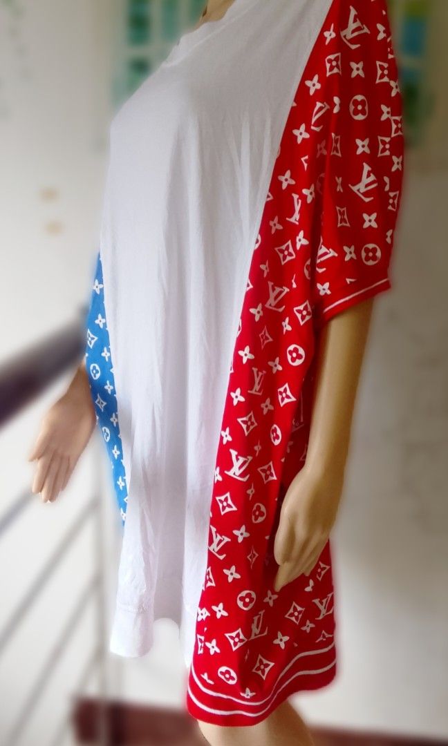 Preloved LV Print Oversized Shirt (Category: Shirts) located in Alicia. Submitted by celynahambotruecelyna39 (Listing ID 1467279880, Image 3). Description: in good condition.