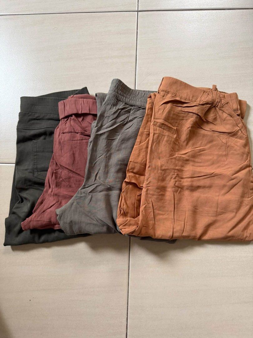 Preloved Trousers (Category: Other Bottoms) located in Cebu City. Submitted by oravillanueva (Listing ID 1467194948, Image 1). Description: Preloved Trousers for 200Php each #Forever21 #H&M #CottonOn.