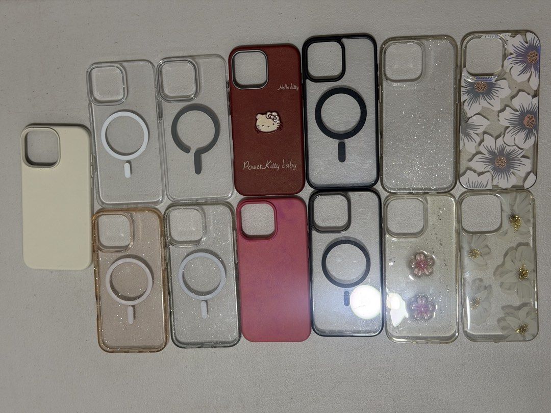 Pre-owned iphone 16 promax case bundle (Category: Cases & Sleeves) located in Quezon City. Submitted by kikopuzito (Listing ID 1467179427, Image 1). Description: For sale iphone 16 promax case bundle All of them are slightly used Actual picture posted RFS: upgraded my phone and not using it anymore Payment: GCASH/bank transfer Location: Fairview QC. North Fairview, SM Fairview. Shipping:via grab/lalamove shouldered by buyer.