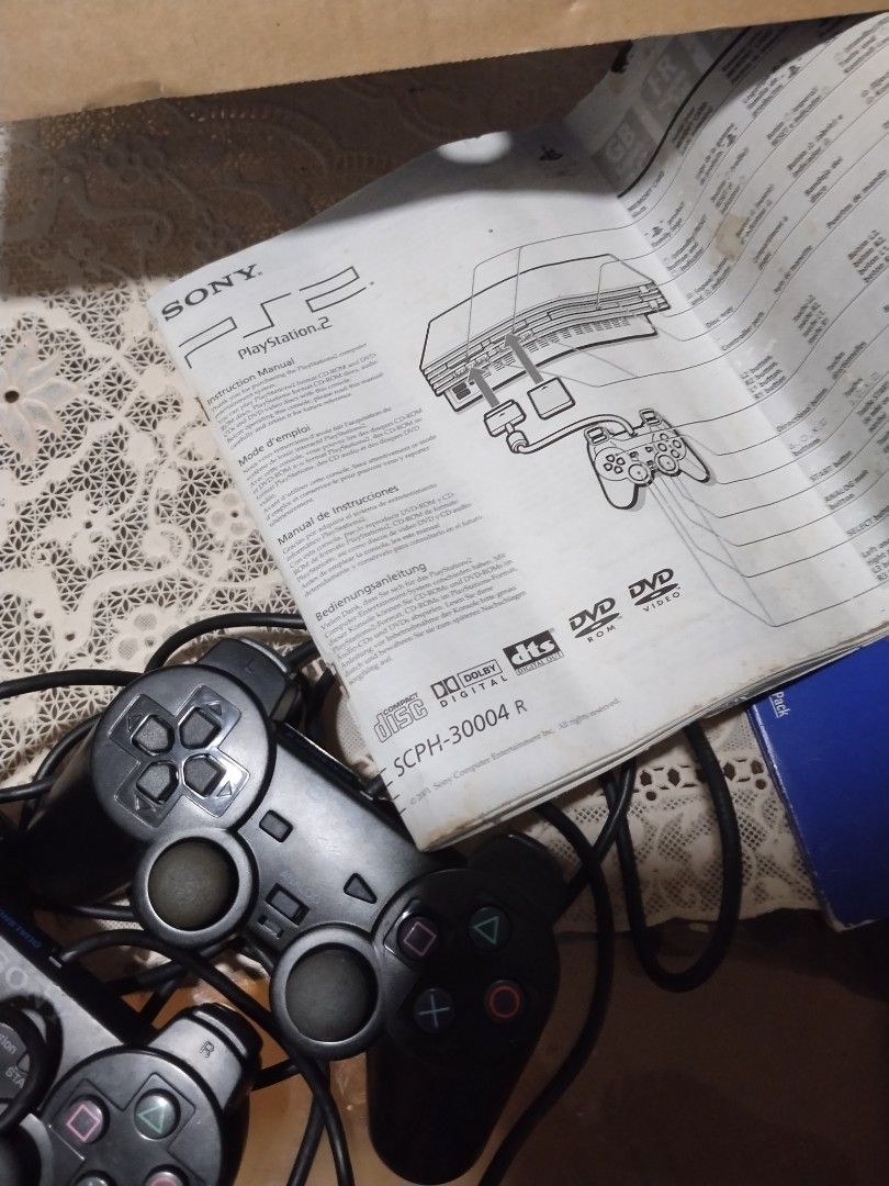 ps2 fat pal complete collection (Category: PlayStation) located in Manila. Submitted by cruzivanpatrick (Listing ID 1467222725, Image 2). Description: ps2 fat pal europe version complete box and cords 220 volts with power and display issue ayaw na mag read ng cd umiikot pero humihinto mahina na yung lens nya modified nyo nlng for download digital kayo na bahala pang collection tagal napo yan 2004 pa nakatabi sa pinsan ko nganyon lang binigay meet