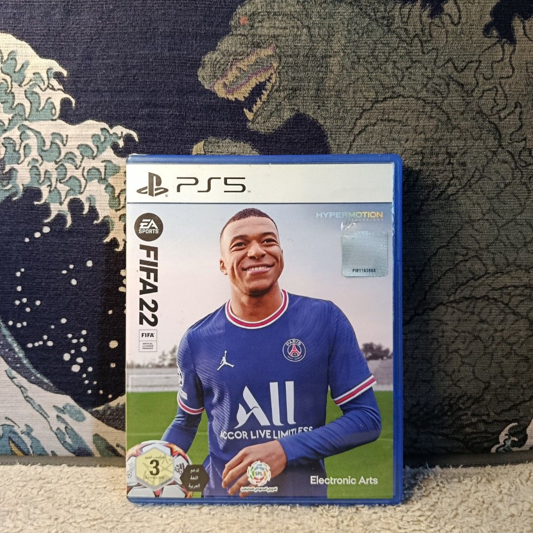 Ps5 fifa22 (Category: PlayStation) located in Caloocan City. Submitted by starkstark (Listing ID 1467214045, Image 1). Description: (READ DESCRIPTION) SALE OR TRADE SALE or TRADE Make an offer po rfs: want new games Price Posted po Montalban location pwede shipping sagot ni buyer shipping fee buyer will handle the shipping kung gusto nyo cash on delivery sa lalamove kau magbook can provide pictures and videos upon request if sure na kukunin.