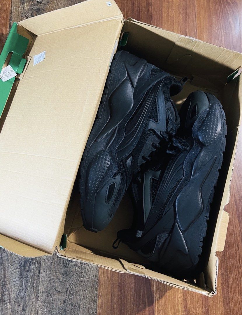 Puma Mens US 13 Black (Category: Sneakers) located in Quezon City. Submitted by akieo (Listing ID 1467345497, Image 1). Description: Puma RsX Good condition Complete with box original Price 2,000 only Size 13 US Mens❗️ Qc Shipping available .