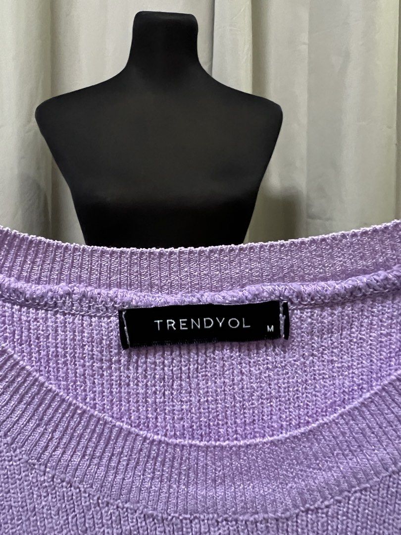 Purple ribbed crew neck tank top (Category: Blouses) located in Las Pinas. Submitted by jilanah (Listing ID 1467350331, Image 2). Description: .
