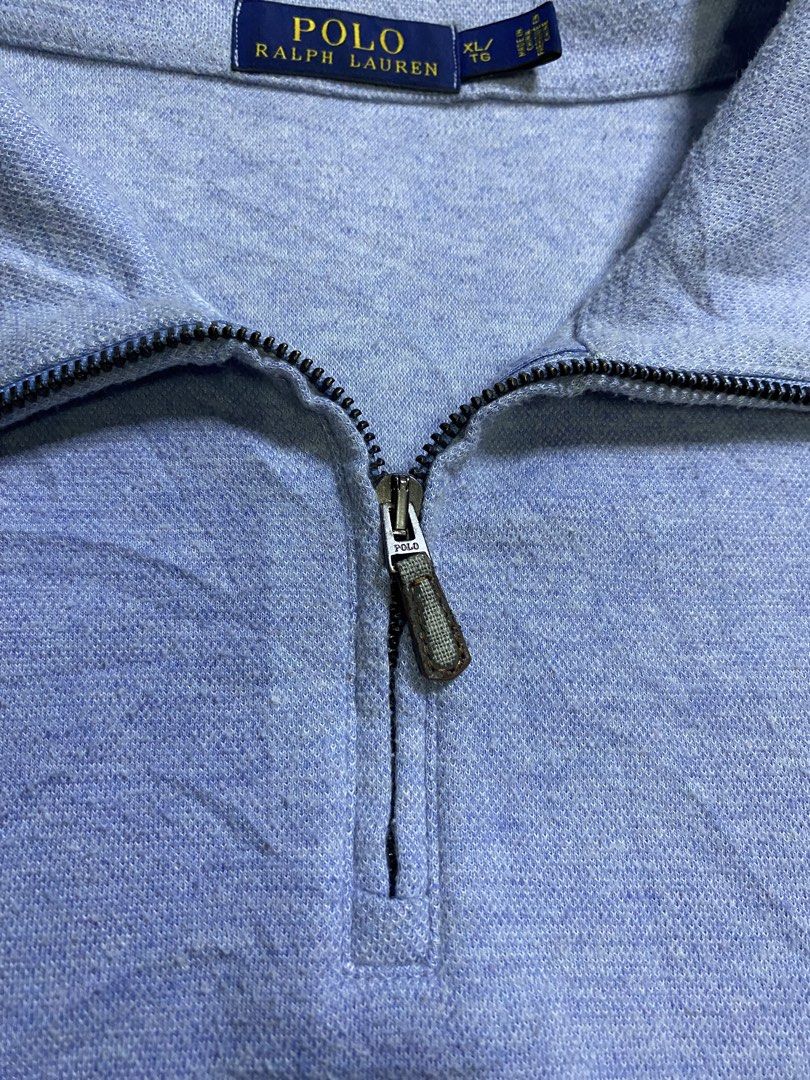 Quarter zip Ralph Lauren Sky Blue (Category: Coats, Jackets and Outerwear) located in Cavite. Submitted by nld_thrift (Listing ID 1467275676, Image 3). Description: Quarter zip Ralph Lauren Sky Blue W 26Inch L 28 INCH XLarge on tag FLAW (CHECK DETAILS) No refund/ no return, ask before buy, all sales are final. IF YOU ARE IN DOUBT ABOUT ANY DETAILS OF THE ITEM YOU’RE PURCHASING PLEASE FEEL FREE TO CONTACT US .