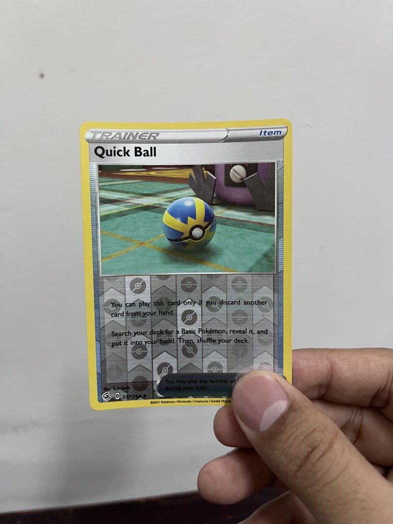 Quick Ball 237/264 Uncommon (Category: Raw Singles) located in Pasay City. Submitted by paullimerized (Listing ID 1467212664, Image 1). Description: .