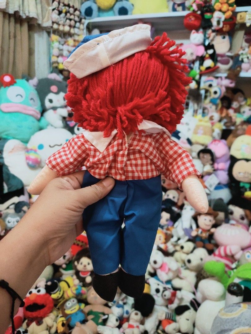 Raggedy Andy Plushie (Category: Plushies & Soft Toys) located in Antipolo. Submitted by bhabiegraciefashionlab (Listing ID 1467333816, Image 3). Description: ✨Raggedy Andy Plushie 🇯🇵Authentic From Japan 📸Actual Photos posted, what you see is what you'll get 😍Perfect for Collectors or for gifting 💸MOP 👉🏻Gcash /Maribank/GoTyme 🚚MOD 👉🏻J&T / Lalamove ❌NO FREE Sf (sf is paid by the buyer) ❌NO COD 👥Meet up sa malapit pwede or Pick up nyo pwe