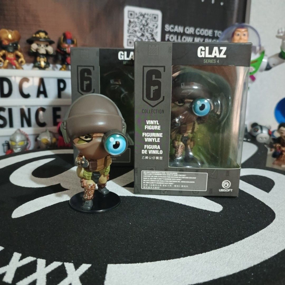 Rainbow six glaz ser.4 Ubisoft 20$ SRP (Category: Action & Battle Toys) located in Batangas. Submitted by D.CAP (Listing ID 1467302347, Image 1). Description: For Sale:⬇️ 🛒 Rainbow six glaz ser.4 Ubisoft 20$ SRP 🅿️ 250.00 each + SF Yours ✅ 3-4inches figs. 📦 As-is condition nabili ko siya sa japan surplus. *Original with Markings *Check picture for details *With Box 📌 Batangas city Location 📦 Ship Nationwide (J&T D2D/LBC SFcop) 📩 DM for spee