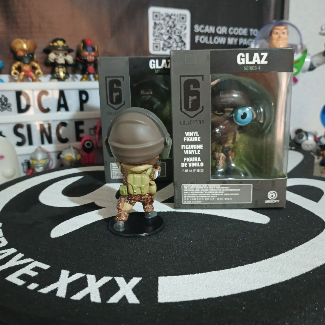 Rainbow six glaz ser.4 Ubisoft 20$ SRP (Category: Action & Battle Toys) located in Batangas. Submitted by D.CAP (Listing ID 1467302347, Image 3). Description: For Sale:⬇️ 🛒 Rainbow six glaz ser.4 Ubisoft 20$ SRP 🅿️ 250.00 each + SF Yours ✅ 3-4inches figs. 📦 As-is condition nabili ko siya sa japan surplus. *Original with Markings *Check picture for details *With Box 📌 Batangas city Location 📦 Ship Nationwide (J&T D2D/LBC SFcop) 📩 DM for spee