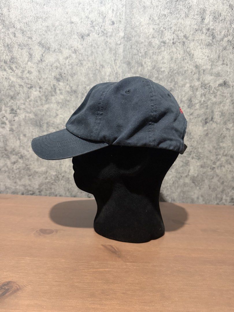Ralph Lauren - Navy Blue/Red leather Strap cap (Category: Caps & Hats) located in Cavite. Submitted by commoncourtesy (Listing ID 1467346068, Image 2). Description: One size fits all.