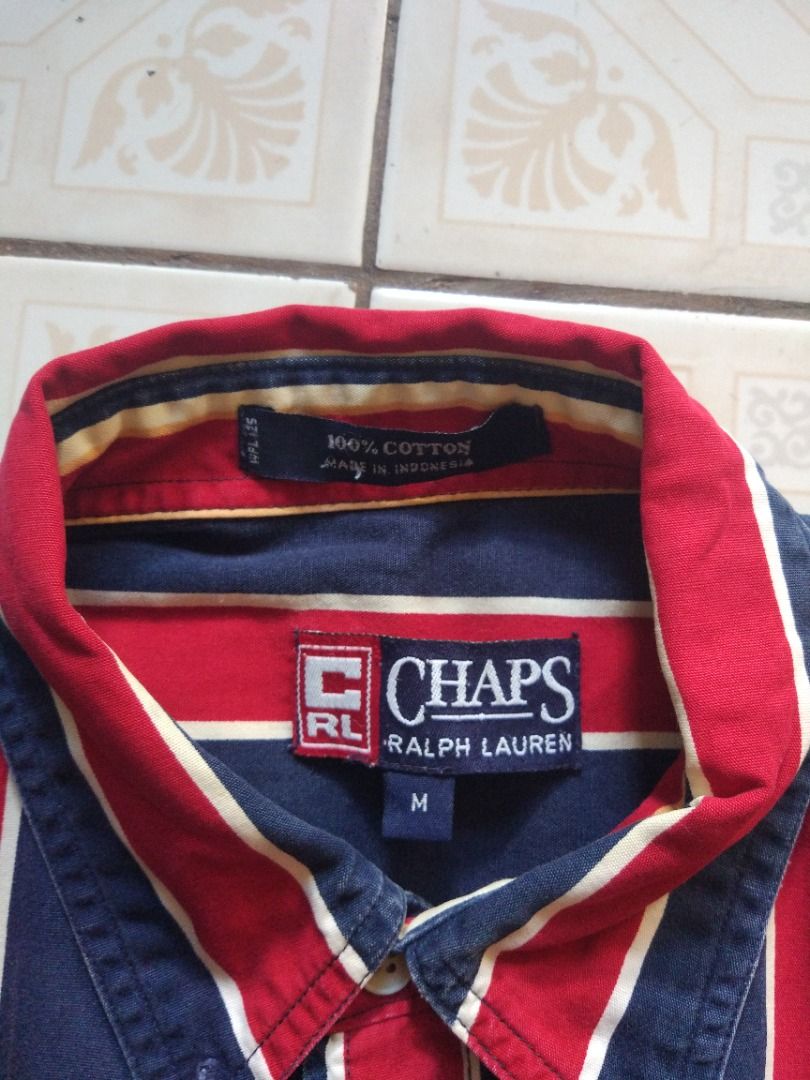 Ralph Lauren Chaps Shirt M (Category: Formal Shirts) located in Pasay City. Submitted by denimdude.ph (Listing ID 1467251547, Image 3). Description: vintage stripes no small extra button.