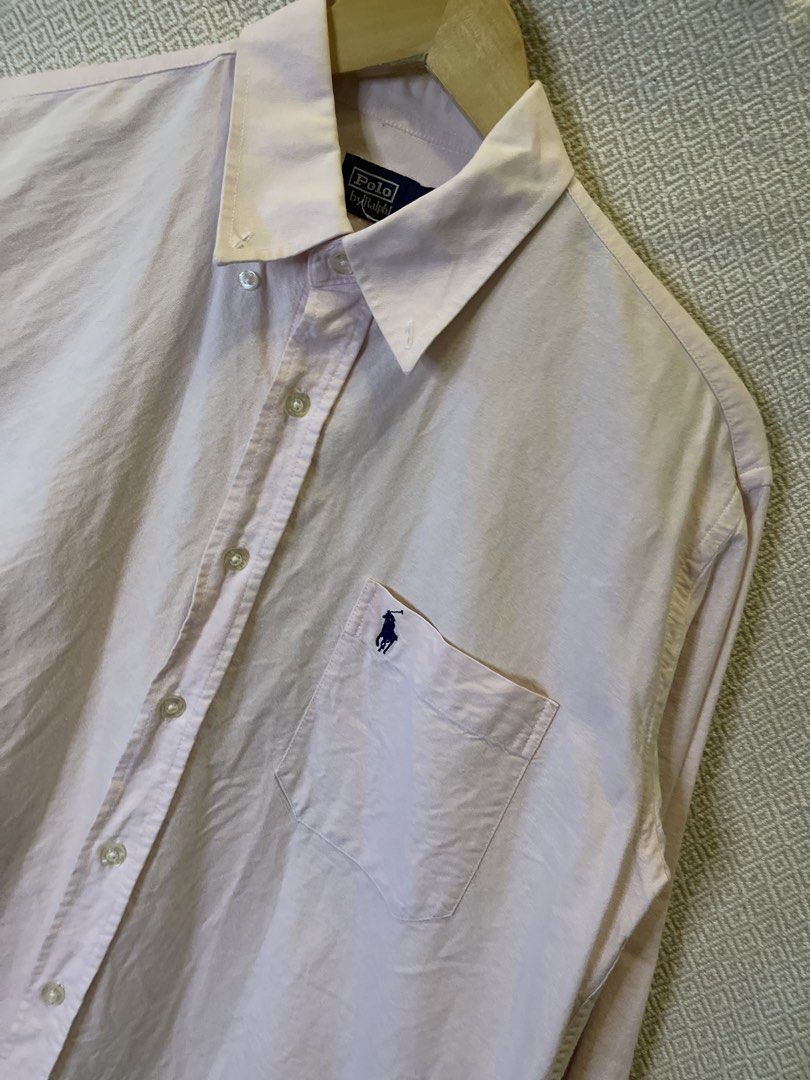 Ralph lauren pink polo button down long sleeve (Category: Tshirts & Polo Shirts ) located in Manila. Submitted by hypestock_mnl (Listing ID 1467225105, Image 2). Description: - stylish - perfect for casual wear - great fit - in good condition - minimal signs of usage - 9/10 - money worth! - see pics for details/issue.