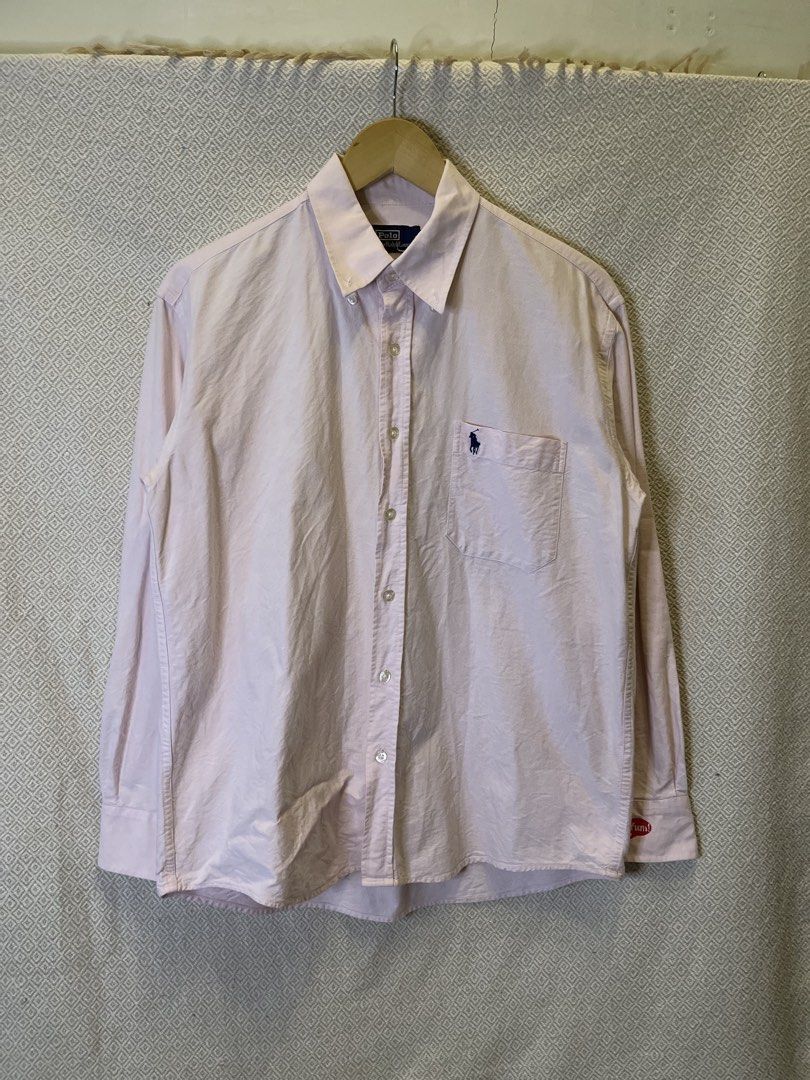 Ralph lauren pink polo button down long sleeve (Category: Tshirts & Polo Shirts ) located in Manila. Submitted by hypestock_mnl (Listing ID 1467225105, Image 1). Description: - stylish - perfect for casual wear - great fit - in good condition - minimal signs of usage - 9/10 - money worth! - see pics for details/issue.
