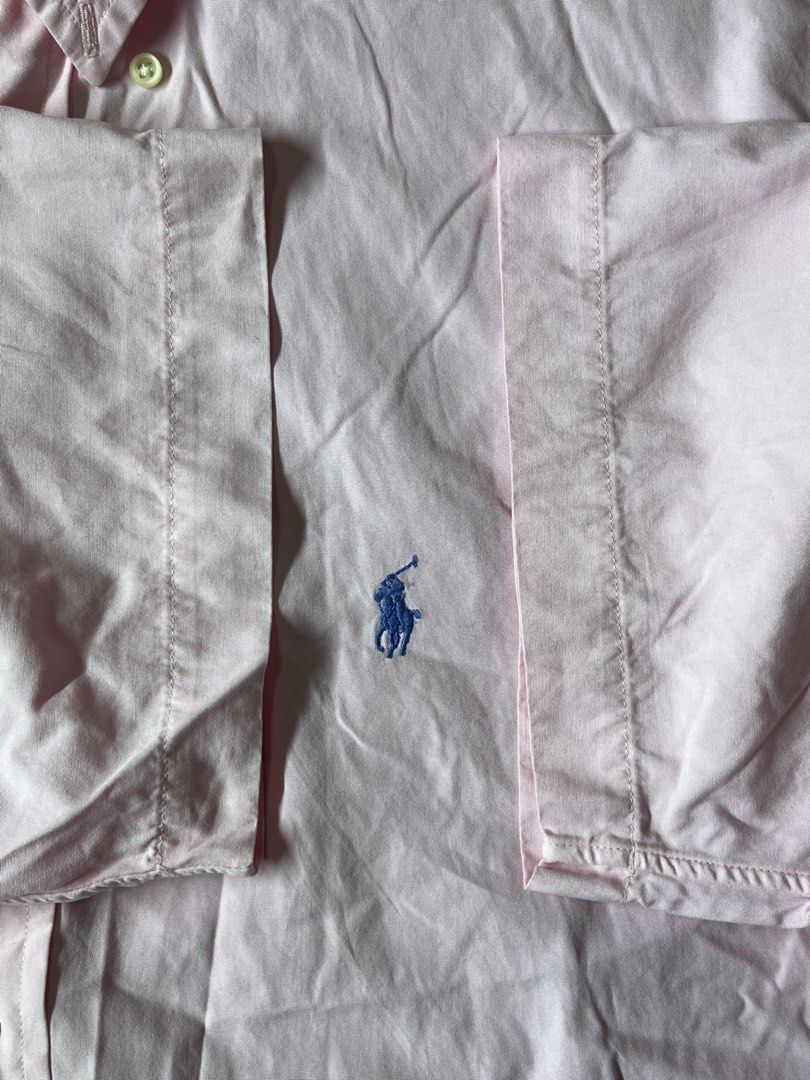 Ralph Lauren Polo Button down Short Sleeve (Category: Formal Shirts) located in Manila. Submitted by villadolid77084 (Listing ID 1467291871, Image 3). Description: Ralph Lauren Polo Button Down Short Sleeve Size Medium Dimes 23x31 Color rate 9.5/10 Need wash only See in the last pic Excellent condition Price 1k+sf📩 Location Laspiñas📍 .