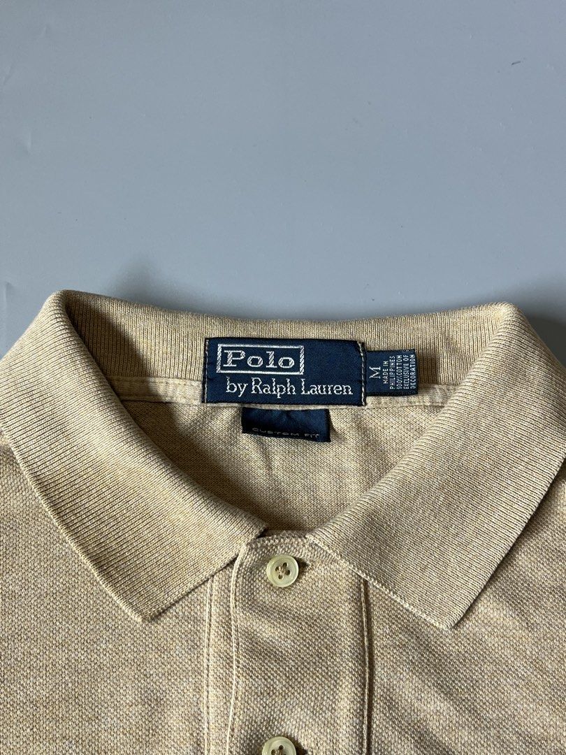 Ralph Lauren Polo “mocha” (Category: Formal Shirts) located in Manila. Submitted by villadolid77084 (Listing ID 1467287019, Image 3). Description: Ralph Lauren Polo “mocha” Size Medium Dimes 20x27-29 Color rate 10/10 No issue Excellent condition Price 1250+sf📩 Location Laspiñas📍.