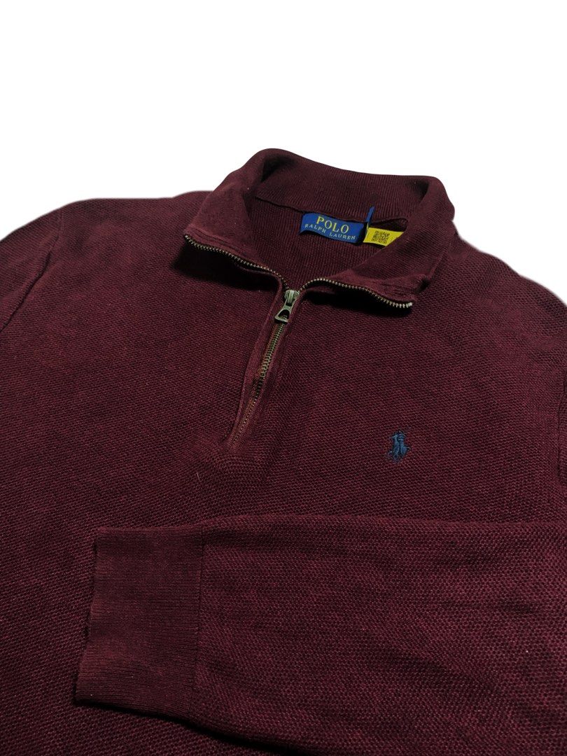 Ralph Lauren Quarter Zip w/ modern released qr (Category: Coats, Jackets and Outerwear) located in Manila. Submitted by retro_archives (Listing ID 1467340651, Image 2). Description: 22 x 28 color rate: 10/10 condition: like new flaws | issues: none.