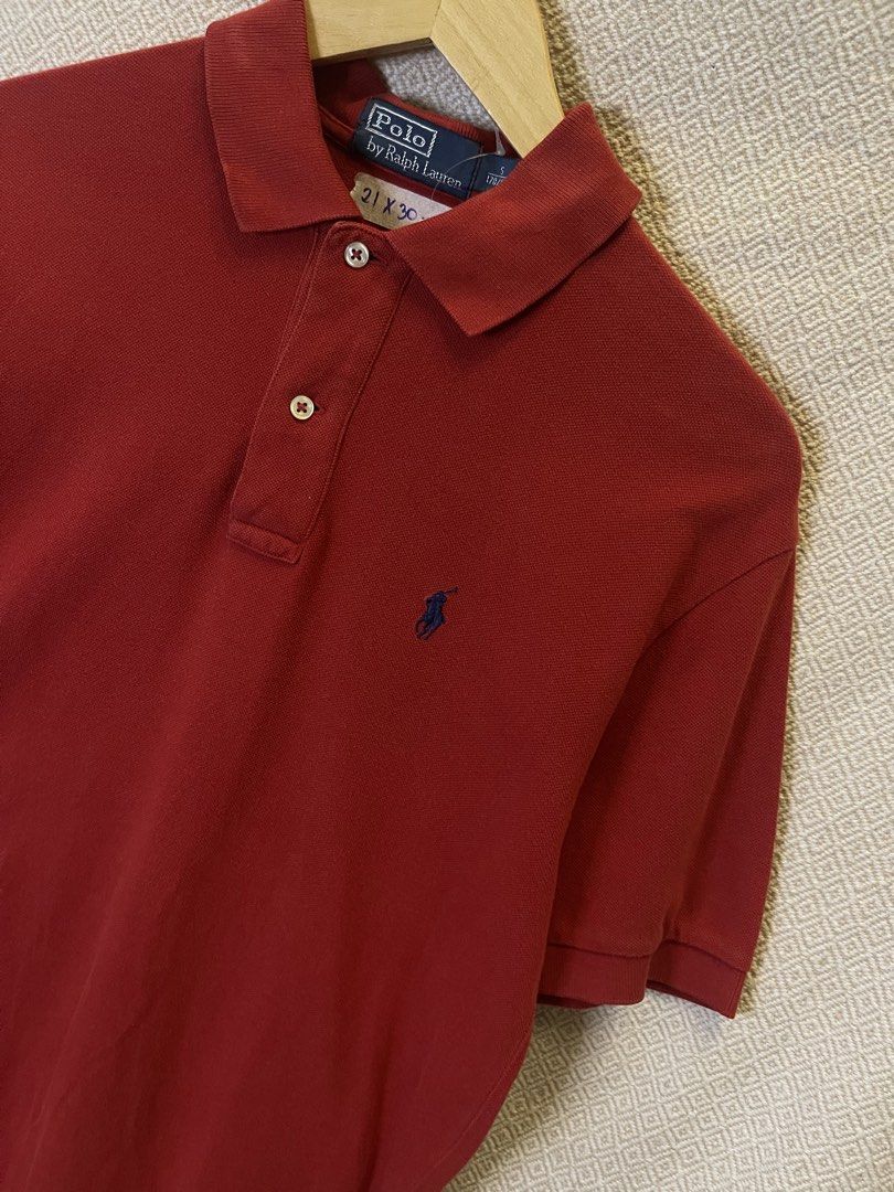 Ralph lauren red polo shirt (Category: Tshirts & Polo Shirts ) located in Manila. Submitted by hypestock_mnl (Listing ID 1467210582, Image 2). Description: - stylish - perfect for casual wear - great fit - in good condition - minimal signs of usage - 9/10 - money worth! - see pics for details/issue.