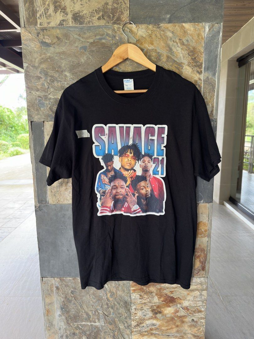 Rap Tee 21 Savage (Category: Tshirts & Polo Shirts ) located in Tuguegarao City. Submitted by bunchoy_thriftshop (Listing ID 1467229743, Image 1). Description: 📌21 SAVAGE RAPTEE Excelent Condition Large 21.5-30 ₱350 +Shippingfee 📍Quirino Province.